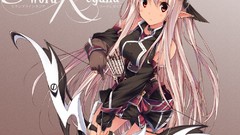 Weapons paintings elves gloves drawings piercing long hair 