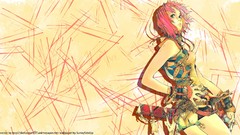 Weapons pink hair blue eyes Agharta