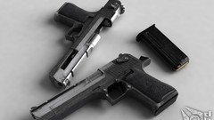 Weapons pistols Desert eagle