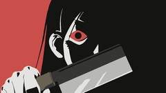 Weapons red background faces anime girls sayonara zetsubou 
