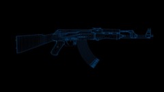 Weapons Rifles assault rifle c4d