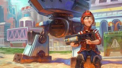 Weapons Robots artwork futuristic