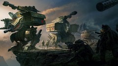 Weapons Robots military artwork digital art futuristic