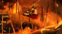 Weapons saber Swords anime girls fate zero fate series