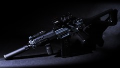 Weapons silencer Rifles red dot sight