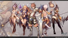 Weapons staff white hair Swords bows blondes ragnarok online 