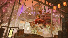 Weapons Swords anime girls bandages vocaloid cherry blossoms 