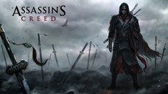 Weapons Swords assassins creed Assassin artwork video games 