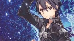 Weapons Swords black hair black eyes kirigaya kazuto sword art 