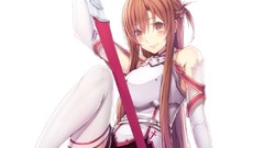 Weapons Swords blondes anime girls sword art online yuuki asuna 