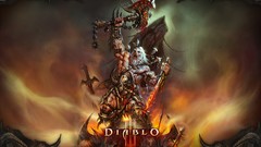 Weapons Swords diablo iii barbarian demons digital art blizzard 