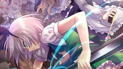 Weapons Swords konpaku youmu touhou kirisame marisa panties 