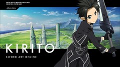 Weapons Swords short hair black hair black eyes kirigaya kazuto 