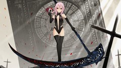 Weapons tower cross blood red eyes gloves Clock Tower clocks 