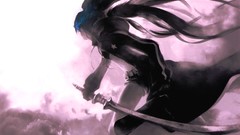 Weapons twintails running capes