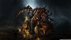 Weapons Warriors skulls darksiders artwork fantasy art