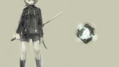 Weapons white hair Swords short hair konpaku youmu touhou hair 