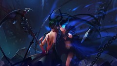 Weapons wings Anime Shorts anime girls black rock shooter black 