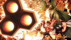 Weapons wings fangs Ribbons angry green hair reiuji utsuho 