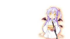 Weapons wings Katana white background horns Swords long hair 