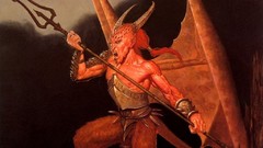 Weapons wings spikes trident horns armor spears male yellow 