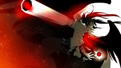 Weapons wings teeth grin shirts male long hair reiuji utsuho 