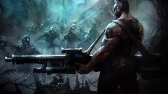Weapons zombies artwork fantasy art