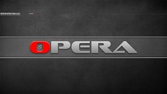 Web black background logos browsers Opera web browser