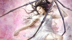 Web woman spiders Anime dress artwork
