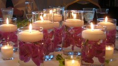 Wedding Candles and floating