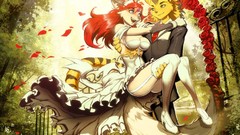 Wedding furry foxes artwork Genzoman