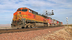 Westbound BNSF train
