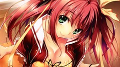 Wet anime girls bra seifuku cleavage underwear thigh highs open 