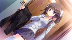 Wet anime girls game cg transparent dress Hapymaher Hirasaka 
