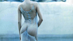 Wet clothing ass wet