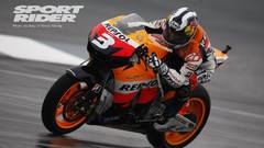 Wet Indy session moto gp Dani Pedrosa pedrosa