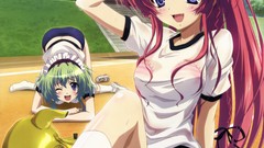 Wet pink hair anime girls mashiroiro symphony angelina nanatsu 