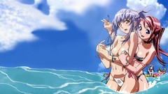 Wetsuits Anime boobs water