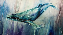 Whales artwork