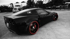 Wheels Chevrolet Corvette vehicles Chevrolet Corvette Z06 black 