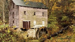 Wheels Indiana architecture Mills forests