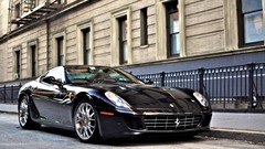 Wheels roadster front Italy Ferrari buildings luxury Ferrari 599