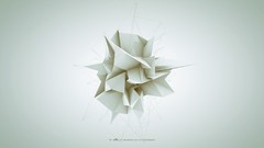 White abstract forms geometry Adam Spizak