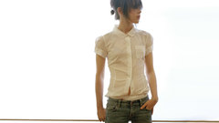 White Actress shirts woman