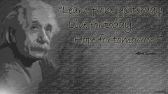 White Albert Einstein Quotes