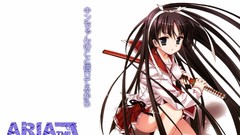 White Anime anime girls school uniforms Aria the Scarlet Ammo 