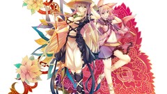 White Anime anime girls touhou animal ears