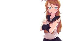 White Anime anime girls vocaloid kagamine rin kousaka kirino 