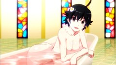 White Anime araragi karen monogatari-series screenshots 