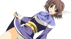 White anime girls animal ears utawarerumono underwear panties 